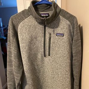 Patagonia Gray Quarter Zip Better Sweater